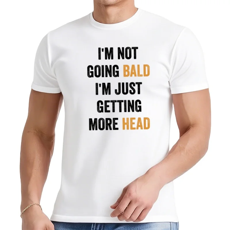 Je ne vais pas chauve, suis juste une plus de tête camiseta Humor golpes 100% coton doux unisexe été Camisetas taille ue