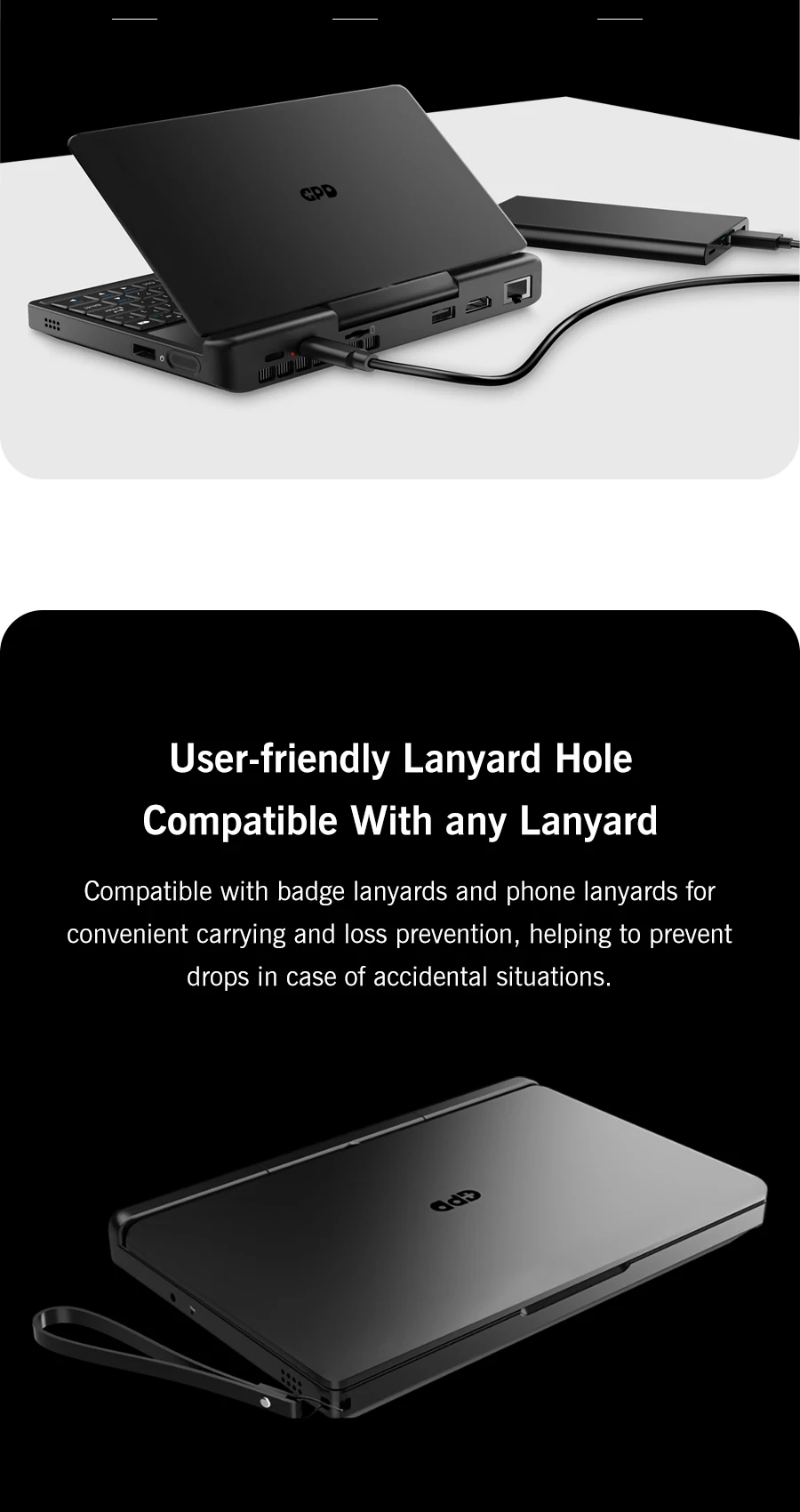 2025 New GPD Micro PC 2 7Inches Mini Industry Laptop Intel® Core™ I3-N250 16GB-512GB Windows 11 Portable Computer Notebook