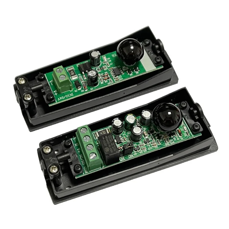 ABGN-Sensor de puerta de valla de seguridad para el hogar, Detector de Sensor a prueba de explosiones para exteriores, alarma infrarroja única de 12V y 24V