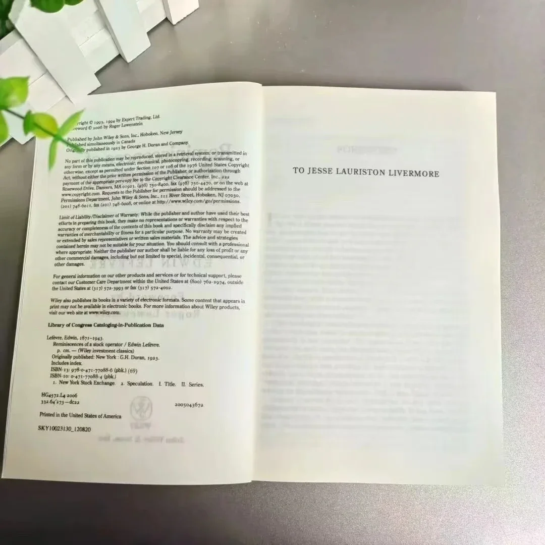 Kenangan Seorang Operator Saham Oleh Edwin Lefevre Manajemen Keuangan Membaca Buku Bahasa Inggris