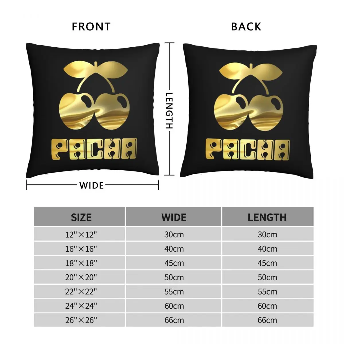 Pacha Ibiza Club Pillowcase Polyester Linen Velvet Printed Zip Decor Throw Pillow Case Bed Cushion Case 18