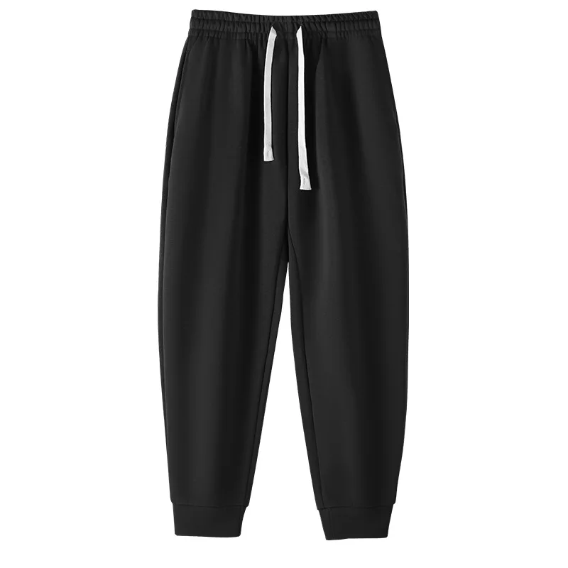 Classic Version Unisex Athleisure Cuffed Sweatpants: 320g Cotton Blend, Stereo-Tailored To Flatter All Leg Types