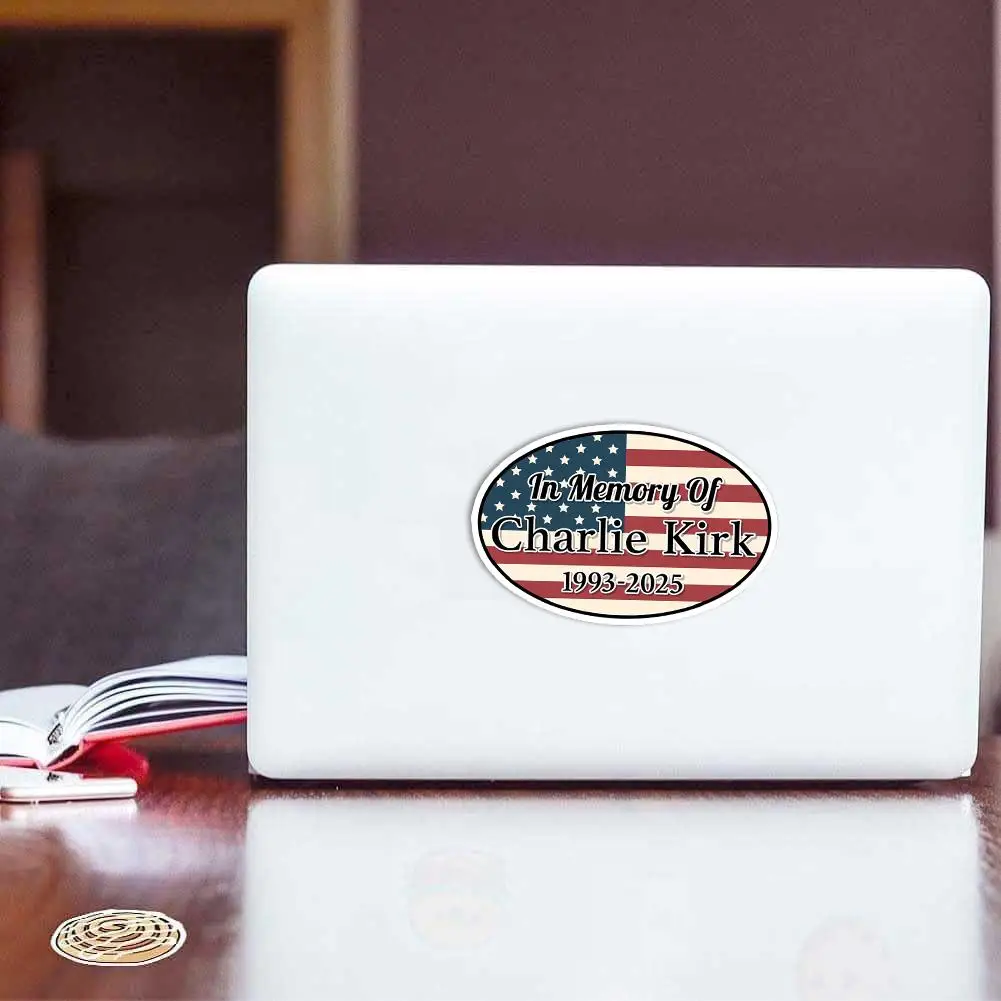 1/5/8 قطعة ملصقات تذكارية تشارلي كيرك الديكور الصلاة ملصق الحرة أمريكا باتريوت ملصقات ديكور المنزل