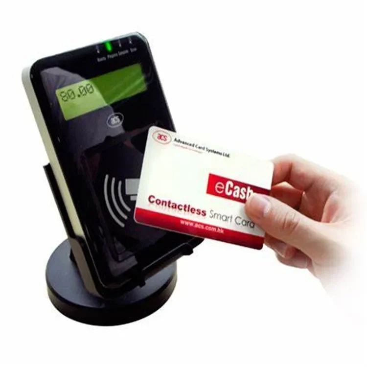 Bus Taxi Card Reader ACR1222L VisualVantage USB NFC Reader with LCD
