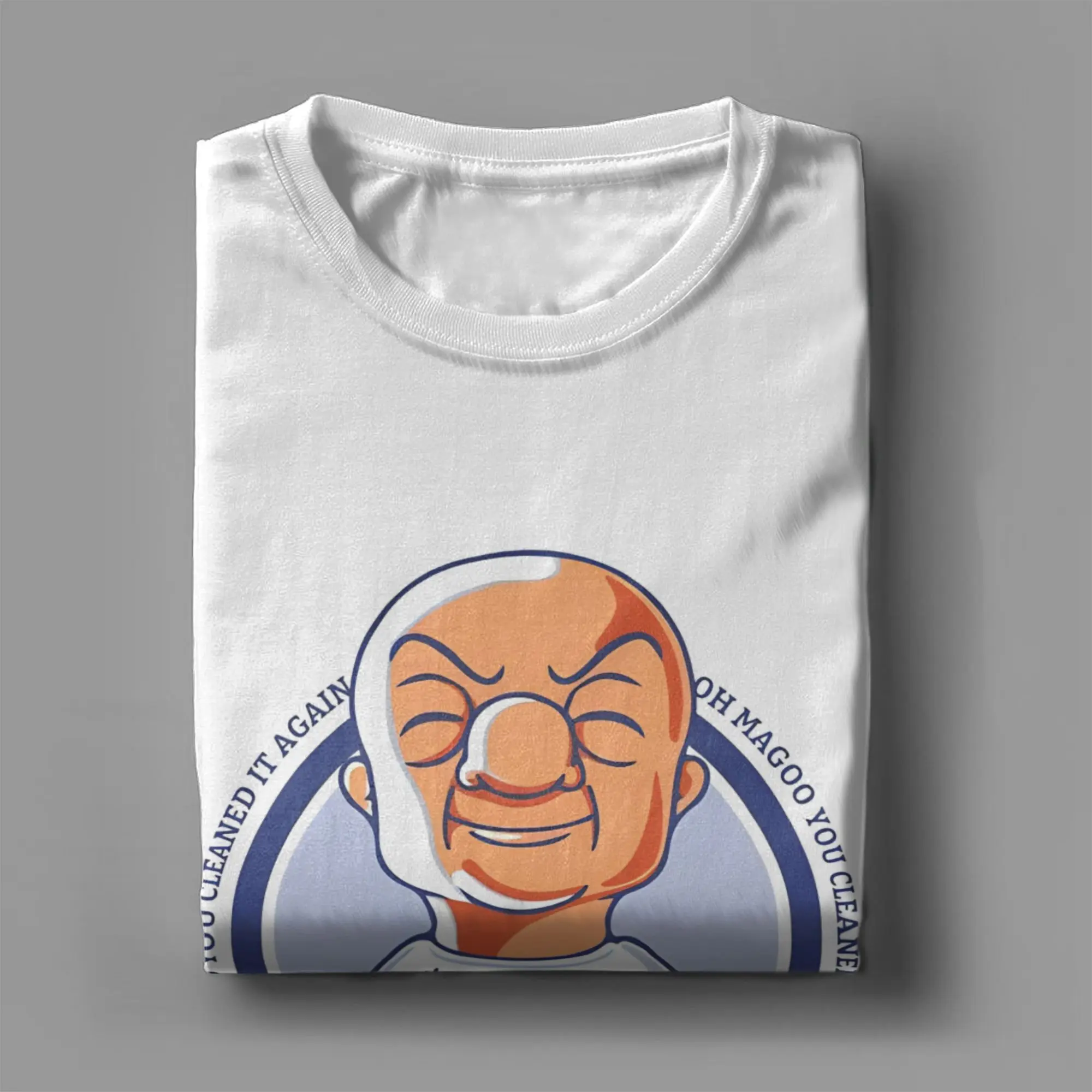 Mr. Magoo Cartoon Merch Unisex T Shirts 100% Cotton Tee Graphic Printed  T-shirt Clothes