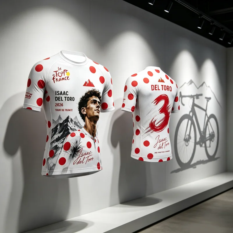 2026 Tour De France Champion Commemorative T-Shirt Pogacar Evenepoel Del Toro Printed Short Sleeve Fan Bicycle FamilyMatching