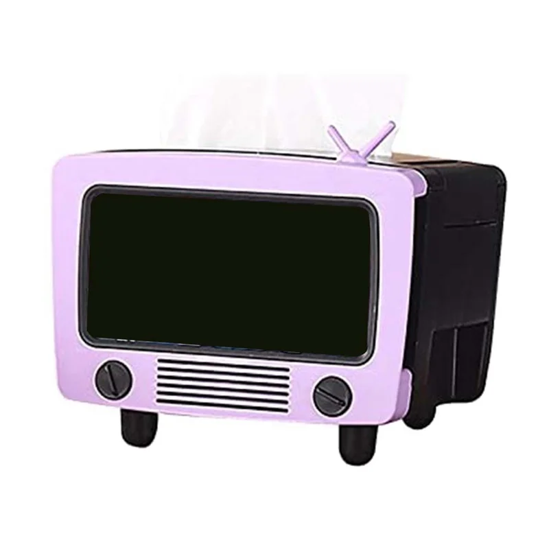 

ABWR-TV Коробка для салфеток Многофункциональный креативный держатель для салфеток с слотом для сотового телефона Украшение Держатель для салфеток для дома A 20 X 15 X1