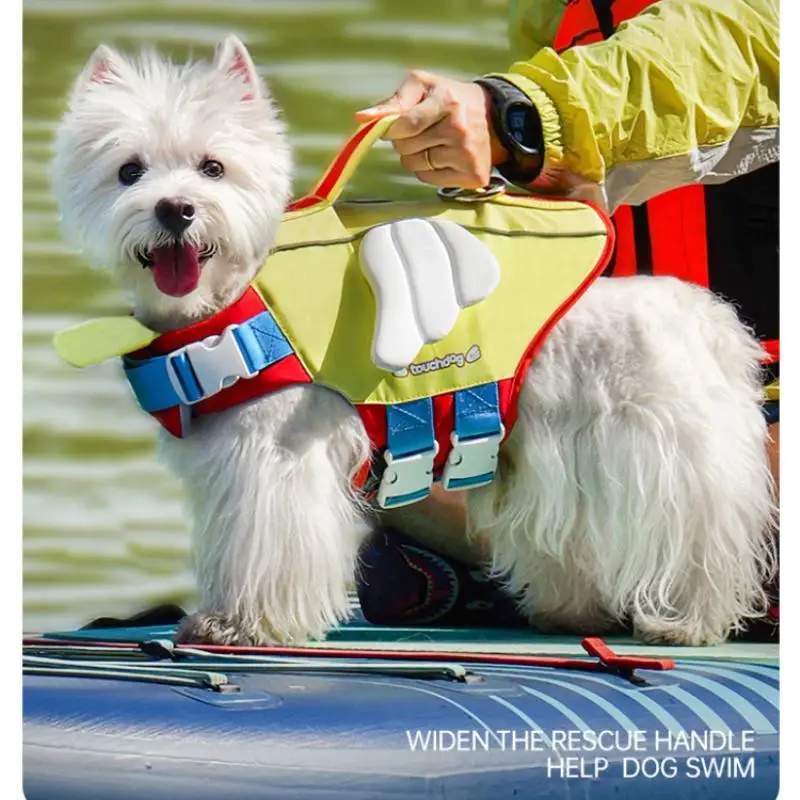 

Dog Angel Swimsuit High appearance pet life jacket Dog Beach Swimming Pool Summer Outdoor Play