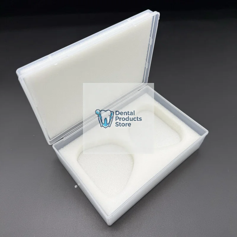 

Dental Tooth Model Implant Storage Box Dental Denture Special Delivery Box With Sponge Plaster Plastic Model Placement Box