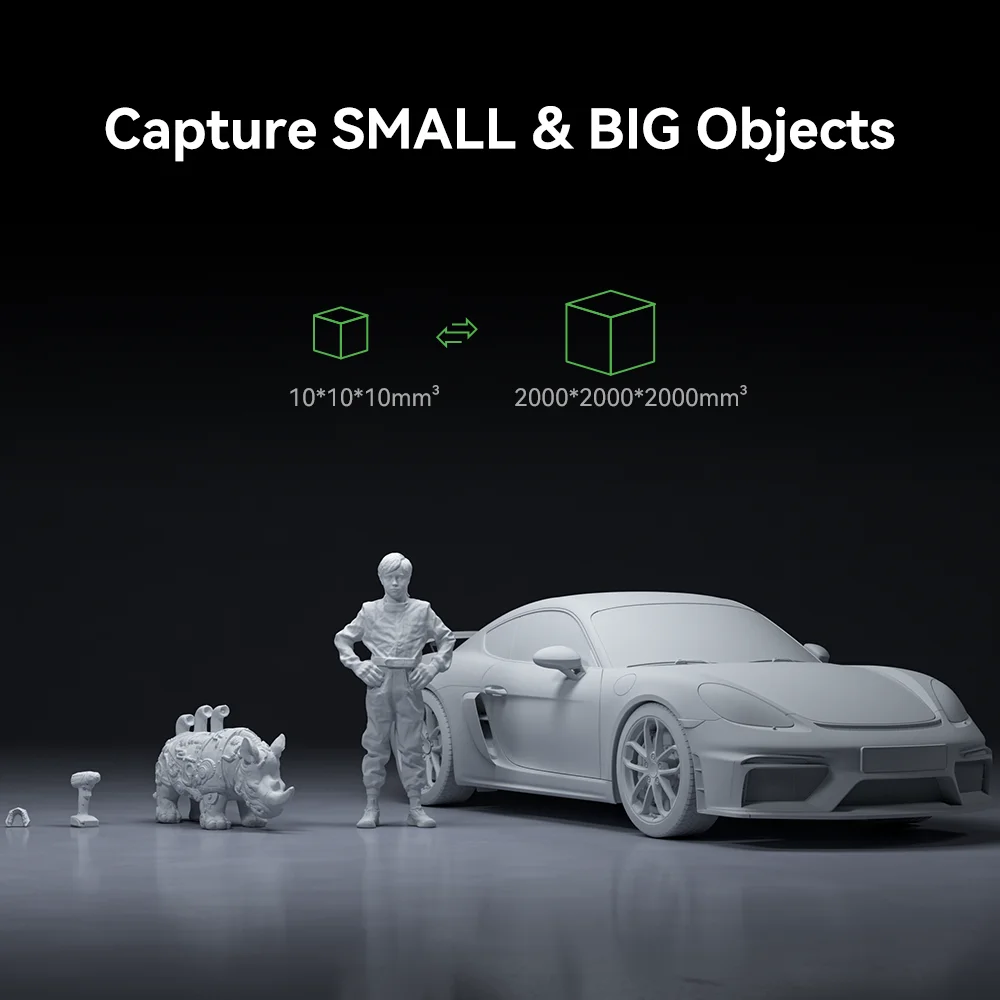 Creality  Cr-scan Otter Portable Handheld 3D Scanner 1 Year Warranty up to 0.02mm Accuracy WiFi Compatible