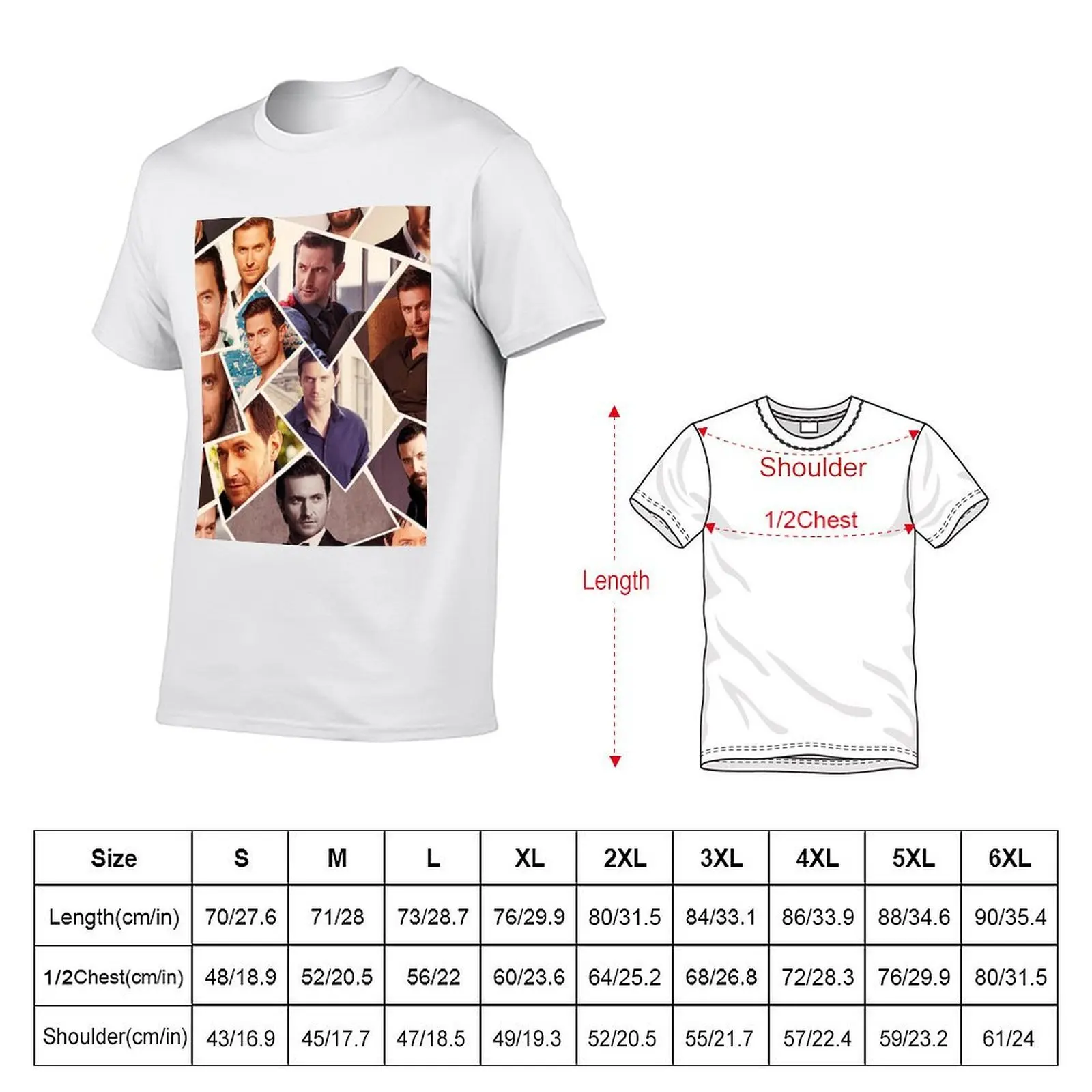 Richard Armitage T-Shirt cheap stuff oversizeds mens designer t shirt