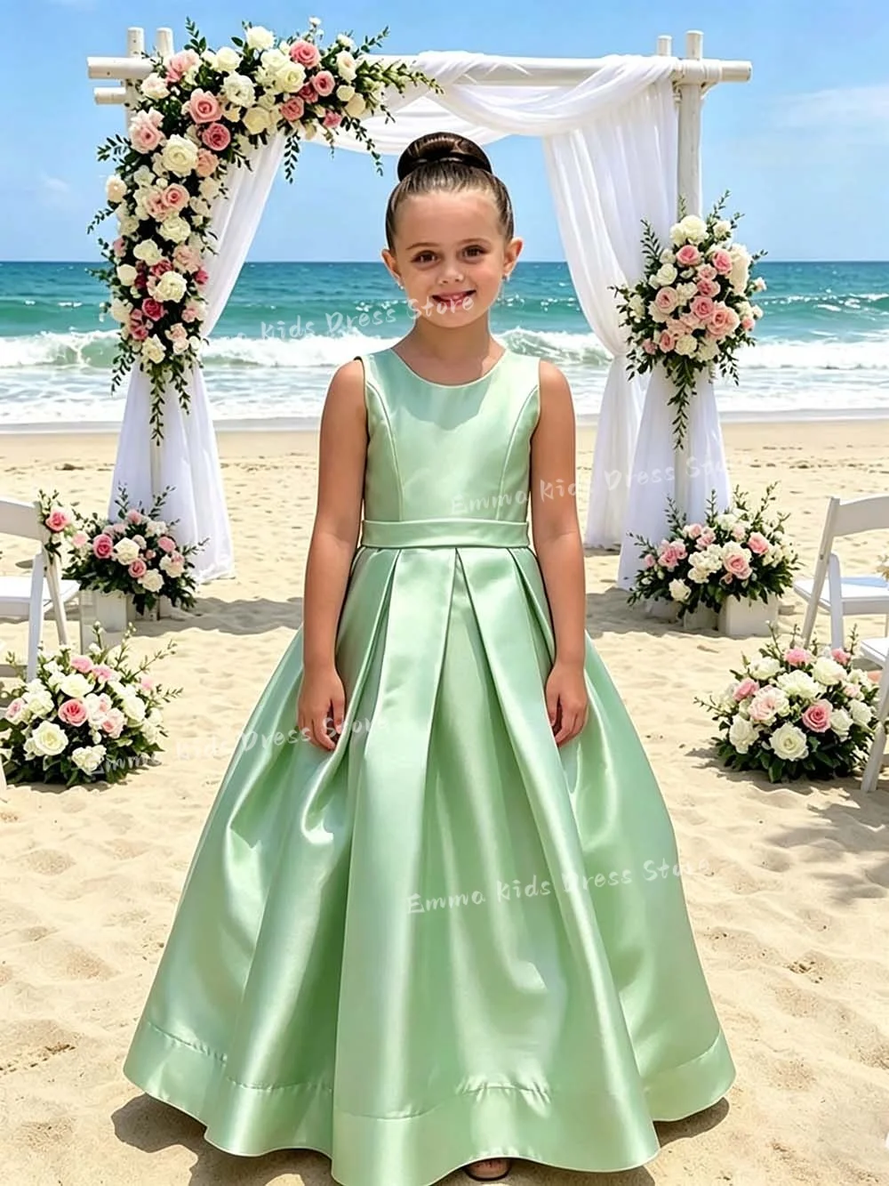 doris-abito-da-damigella-verde-personalizzato-per-bambina-vestito-da-principessa-per-matrimonio-comunione-compleanno-festa