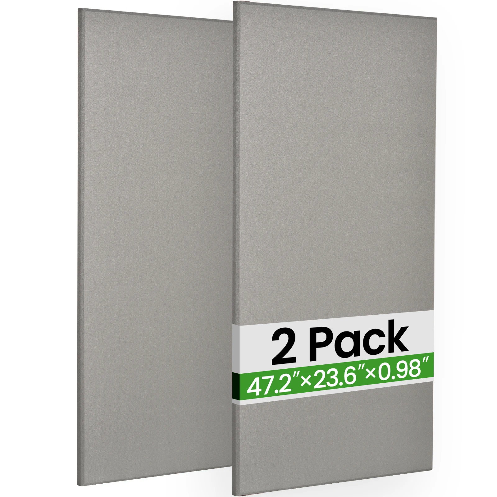 

2 Pieces | Acoustic Panel | 47.2x23.6 in Large Fabric Wrapped Fiberglass Acoustic Wall Panels Sound Absorbing | for Recording Studio Theater Office Conference Room