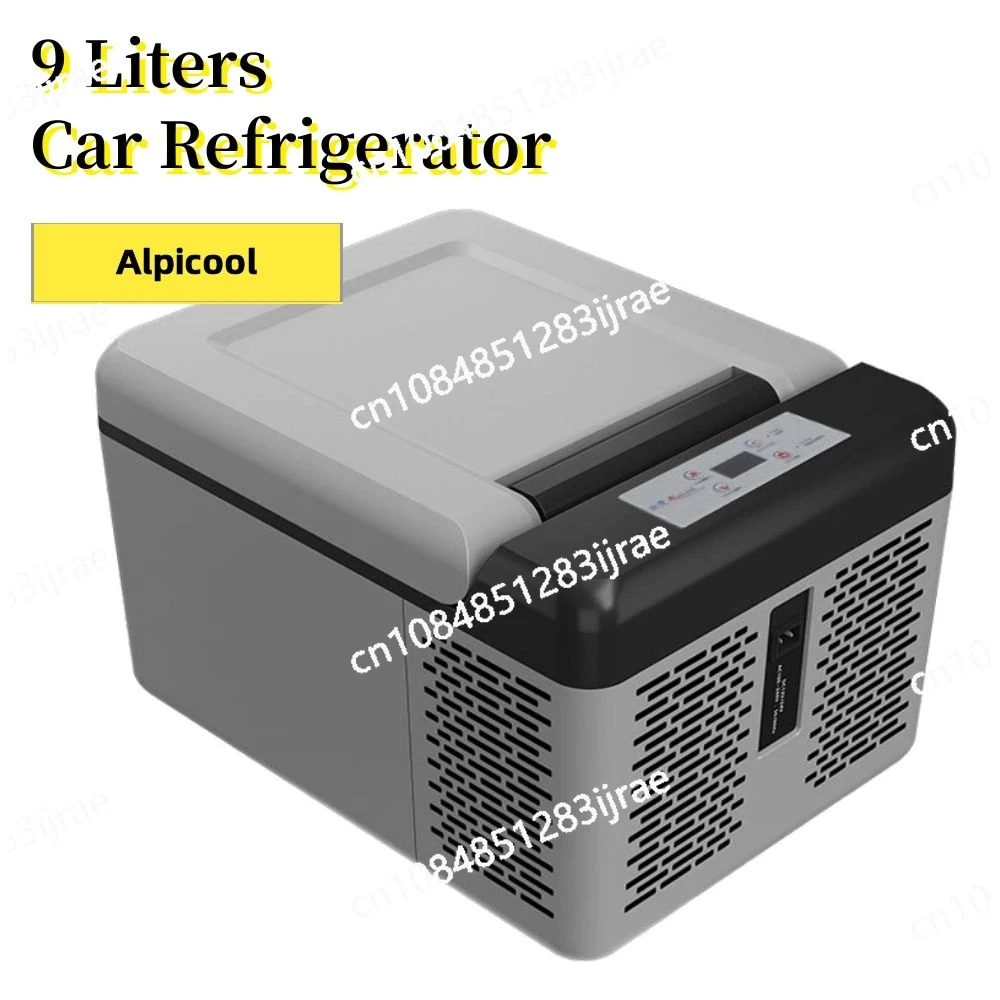 Car Refrigerator DC 12V 24V Portable Freezer Cooler 9L Auto Fridge Compressor Quick Refrigeration Home Picnic Icebox