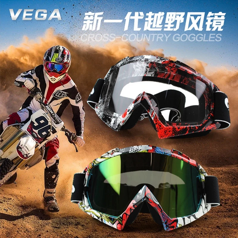 New Arrival High quality transparent Sport racing off road motocross goggles glasses for motorcycle dirt bike