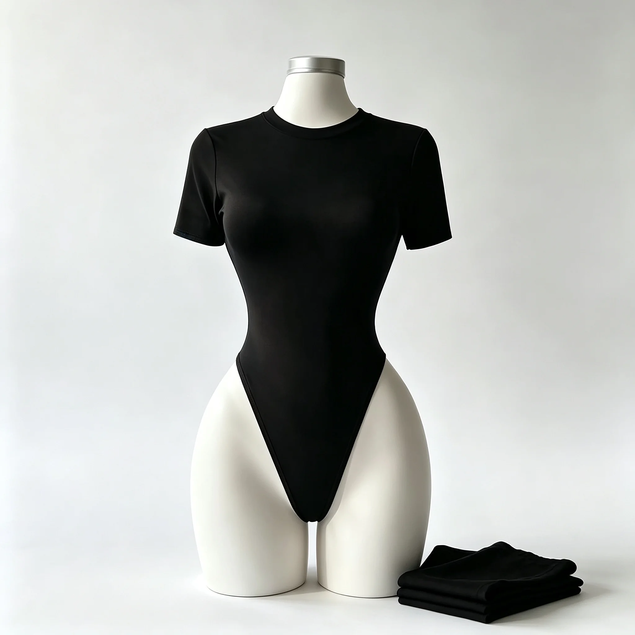 Women's High-Quality Backless Bodysuit Basic Solid Color Comfortable Fit Underwear