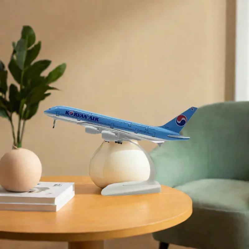 

Модель самолета Airbus 380 A380 Корея 20 см из сплава металла литой под давлением самолет Южная Корея Airlines Airways самолет детские игрушки подарки