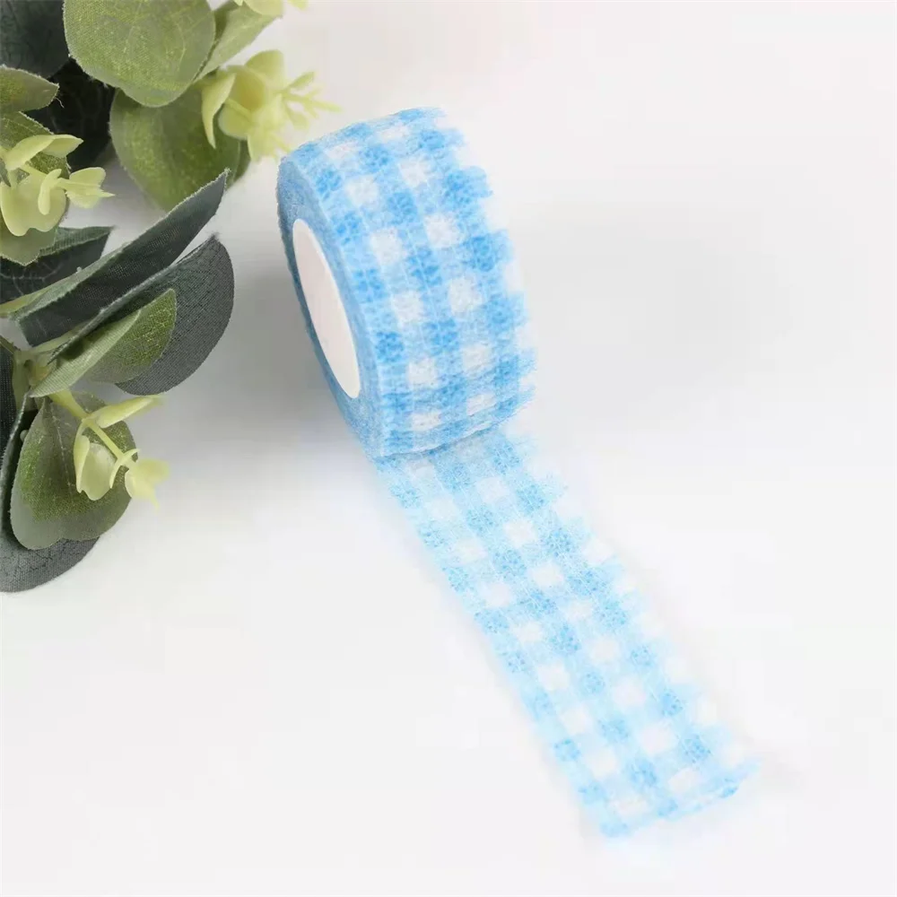 شريط مطاطي متين ذاتي اللصق ، ضمادة ملونة ، ضمادة إصبع مزخرفة ، مستلزمات الطلاب الشائعة