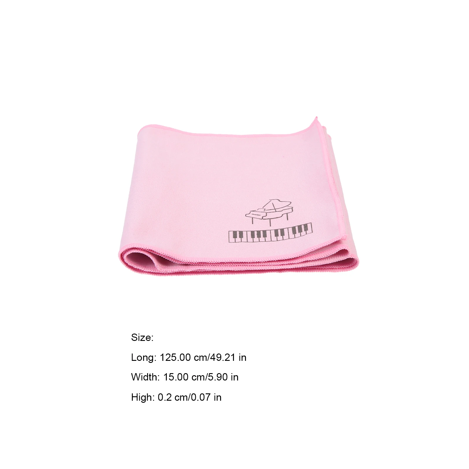 

Piano Keyboard Cloth Wear Resistant Protective Cover Dust Polyester for Upright