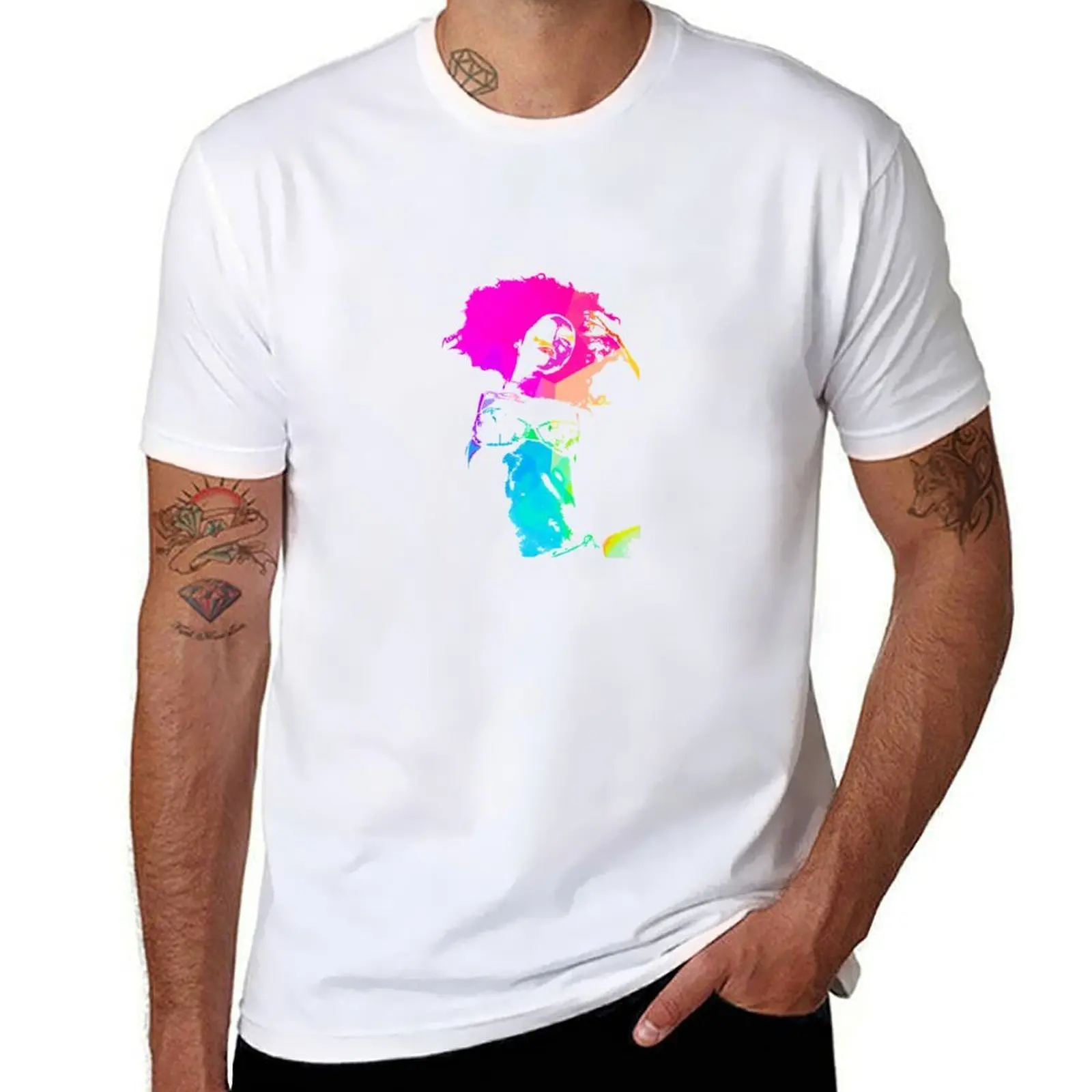 

Rainbow Watercolor Woman T-Shirt man t shirts graphic t shirt man plain T-Shirt