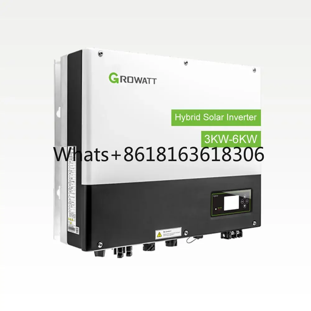 Growatt 5KW 6KW 8KW 10KW Hybrid Inverter On/Off Grid  Solar Three Phase   