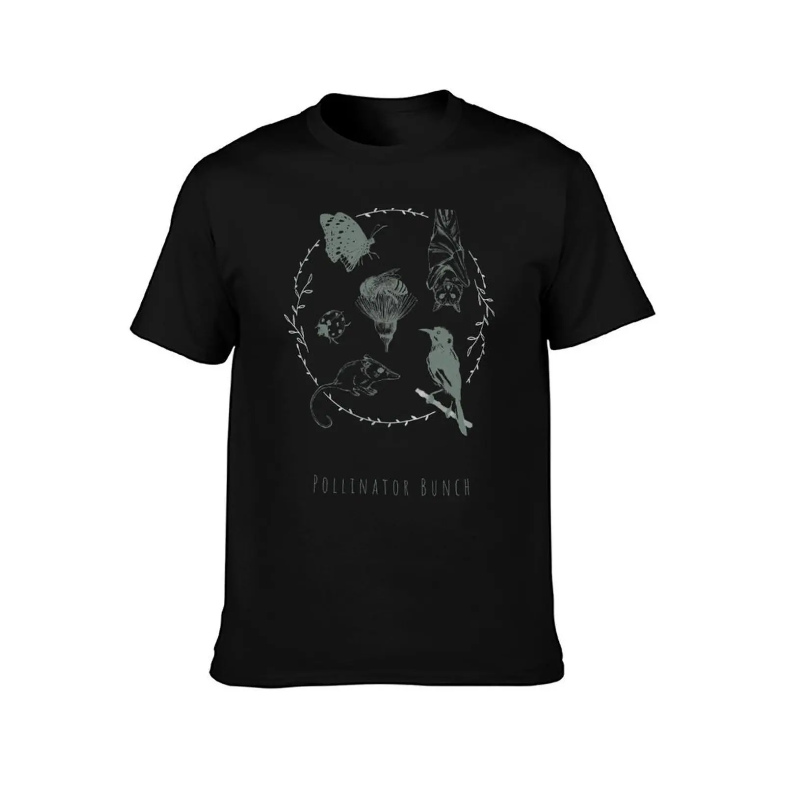 Pollinator Bunch in Sage T-Shirt Urban Style Casual Short Sleeve Top
