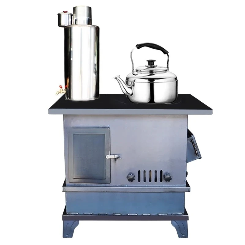 

Heating stove Household indoor smokeless gasification Firewood stove Wood and coal dual-purpose rural oven Mobile