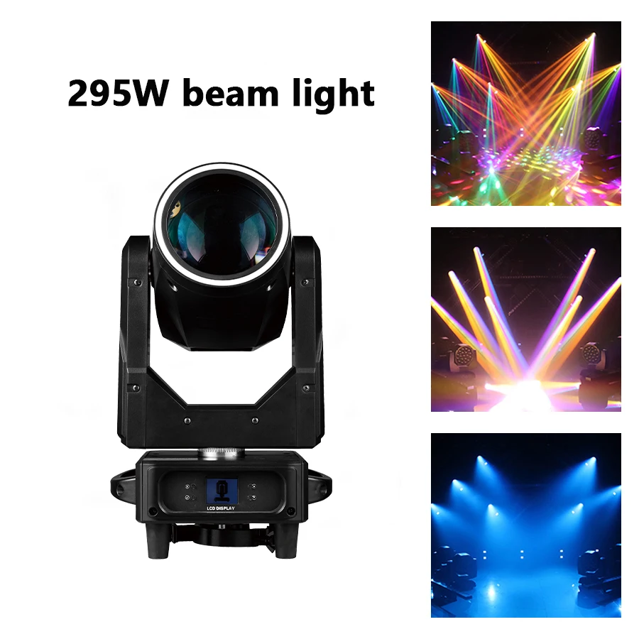 Nuovo Mini 10R 295W Fascio di luce a testa mobile 8 + 8 + 8 prisma con apertura DJ Disco DMX 512 Bar KTV Matrimonio Festa di Natale Luce da palcoscenico