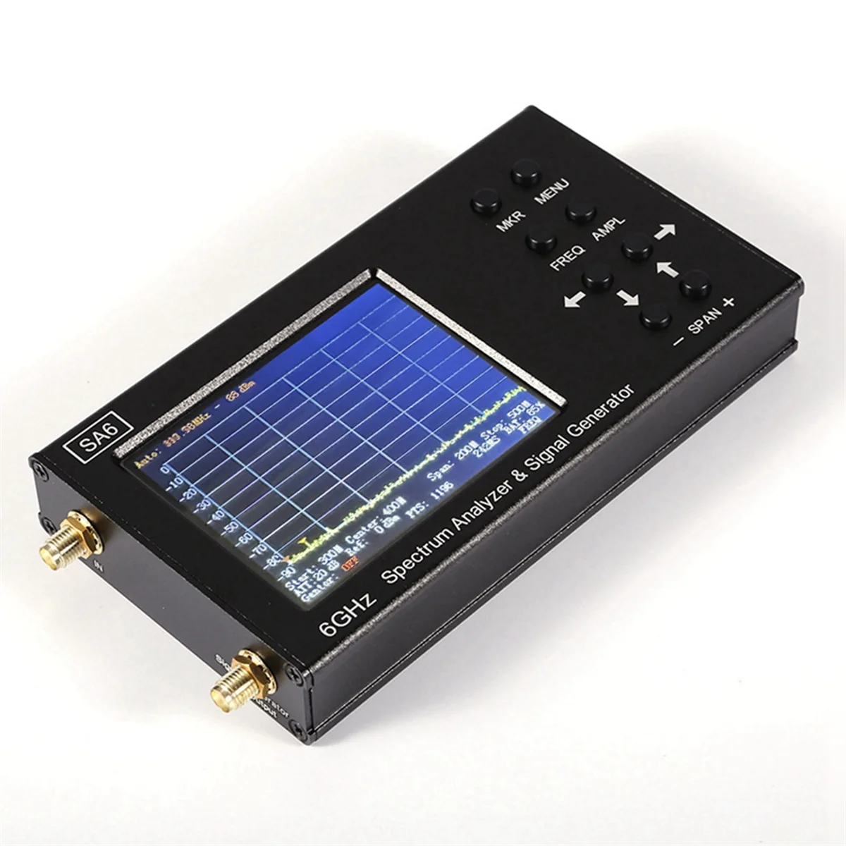 AB01 SA6 Ручной анализатор спектра Wi-Fi CDMA Lab 35-6200 МГц Портативный тестер сигнала 6G