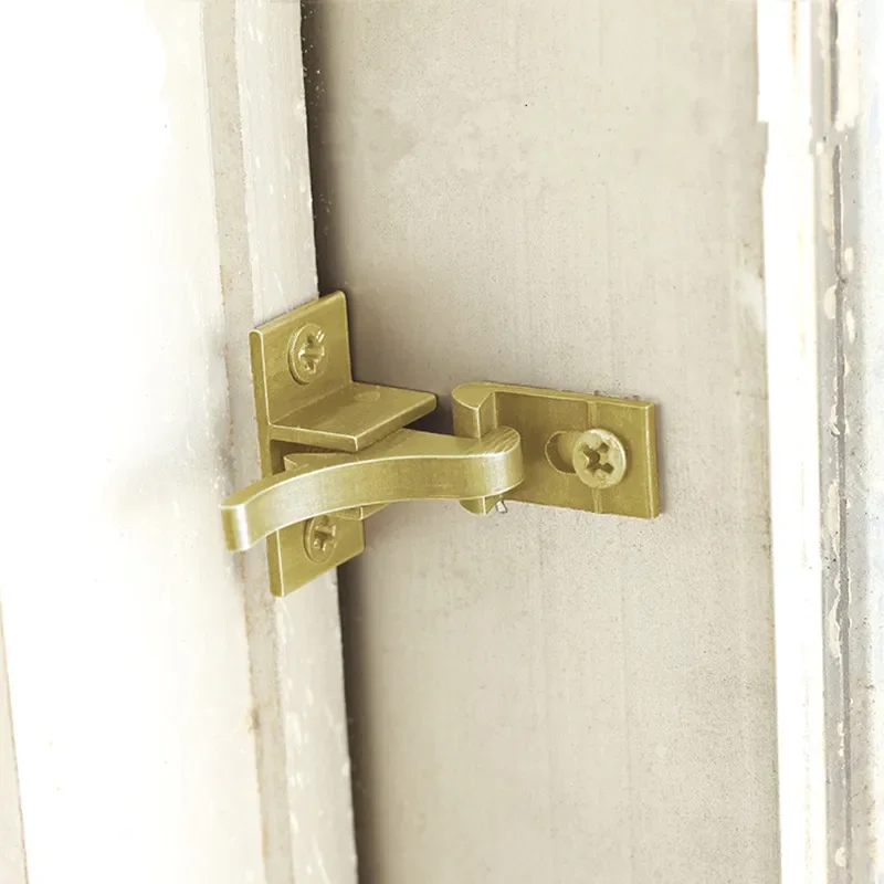 1pcs Bird type door lock buckle Antique copper Push-Pull window hasp security latch Door Window Silent Hooks Home Improvement