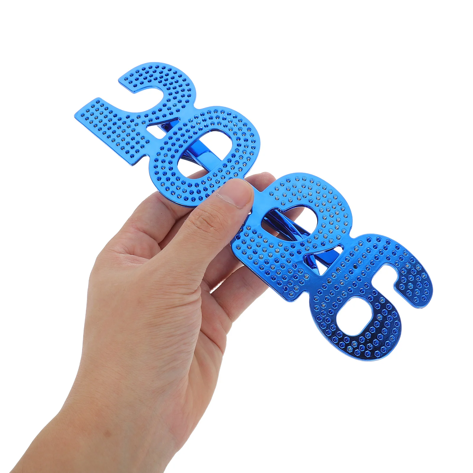 

4pcs 2026 Glasses Happy New Year Eve Glitter Number Eyeglasses Party Photo Booth Props Novelty Lightweight Celebration Accessory