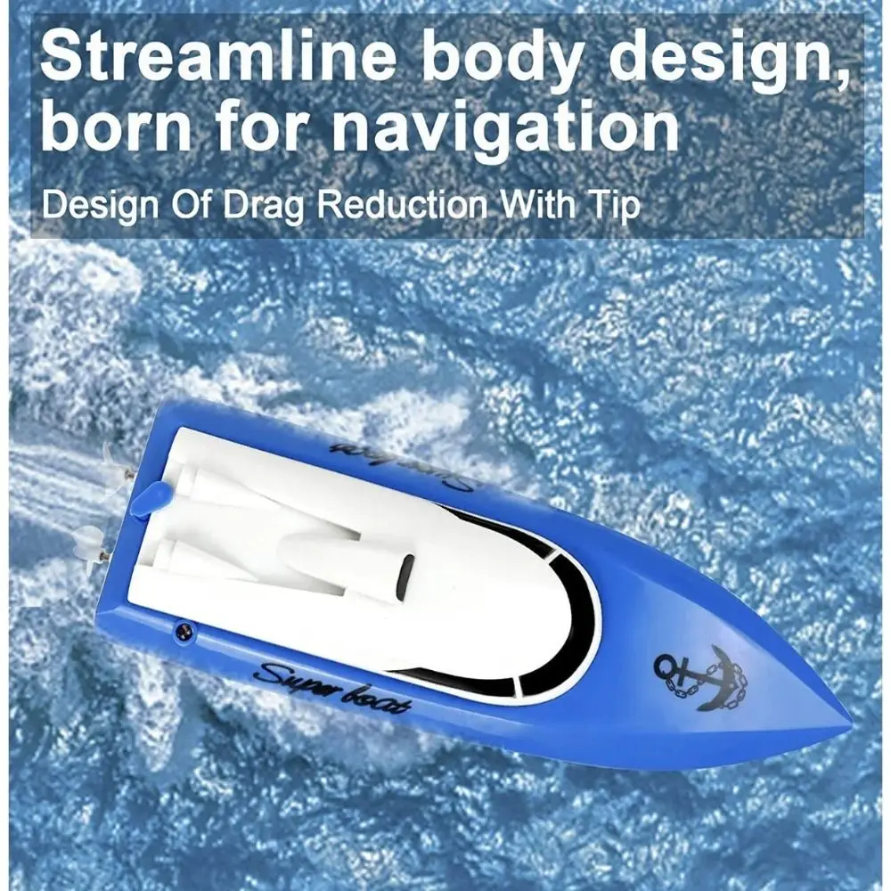 Double Propeller Remote Control Boat High Speed Lake/Pool RC Speedboat Water Racer 2.4GHz Boat Electric Childern Gift