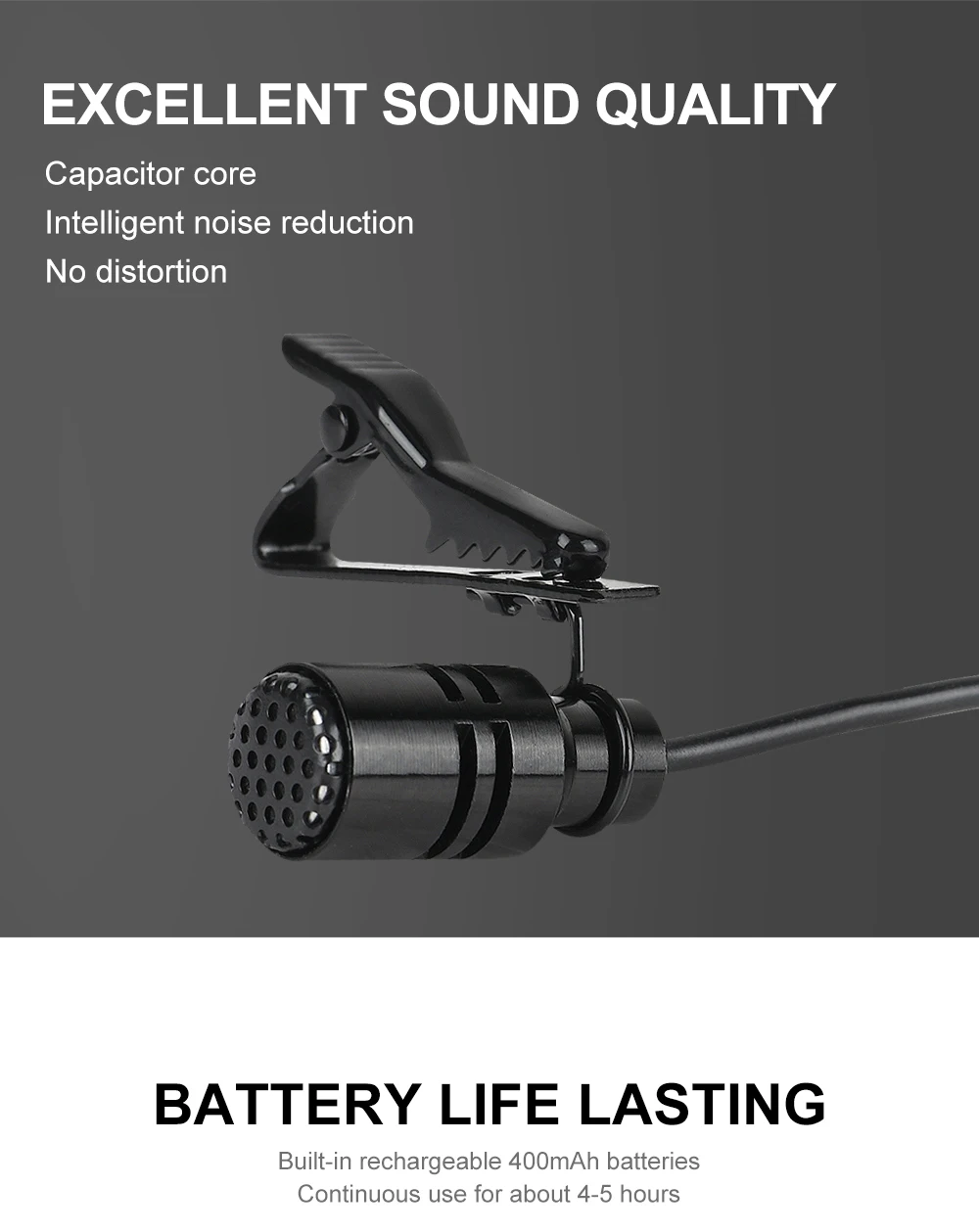 Zehn Artikel TLF Xtuga CM4 Großhandel Professionelles Mobiltelefon-Interviewmikrofon Duales kabelloses Lavalier-Mikrofon