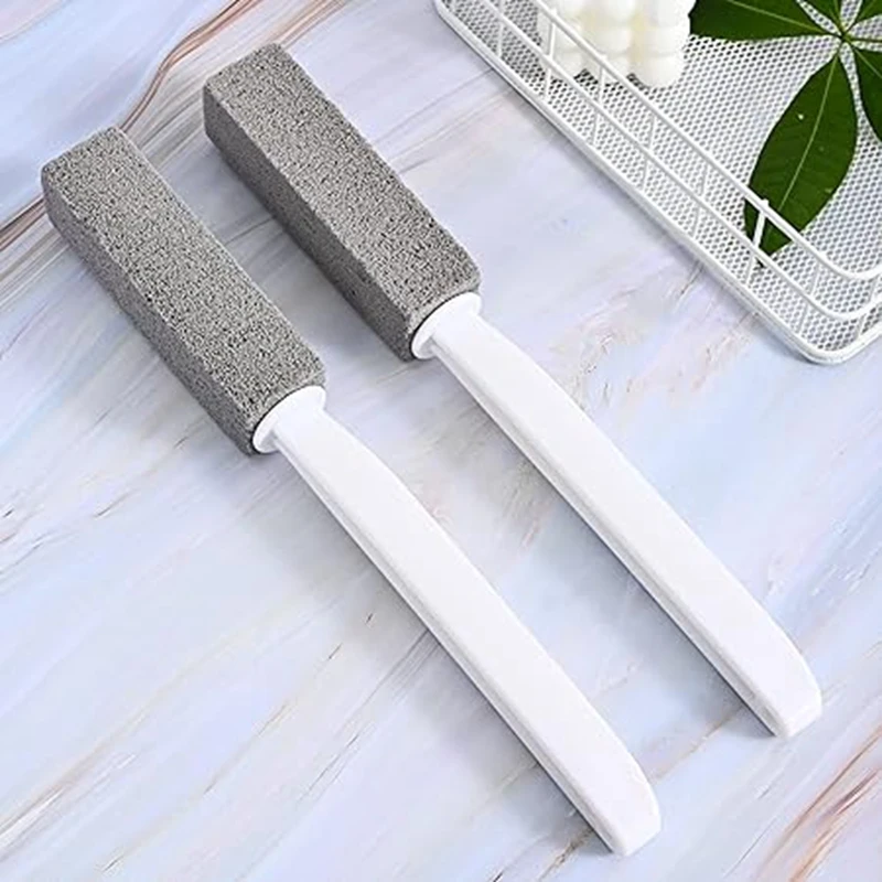 4 Pack Pumice Stone Toilet Brush Hanging Toilet Brush Home Pumice Cleaning Pad For Toilet Bathtub Sink Cleaning Durable