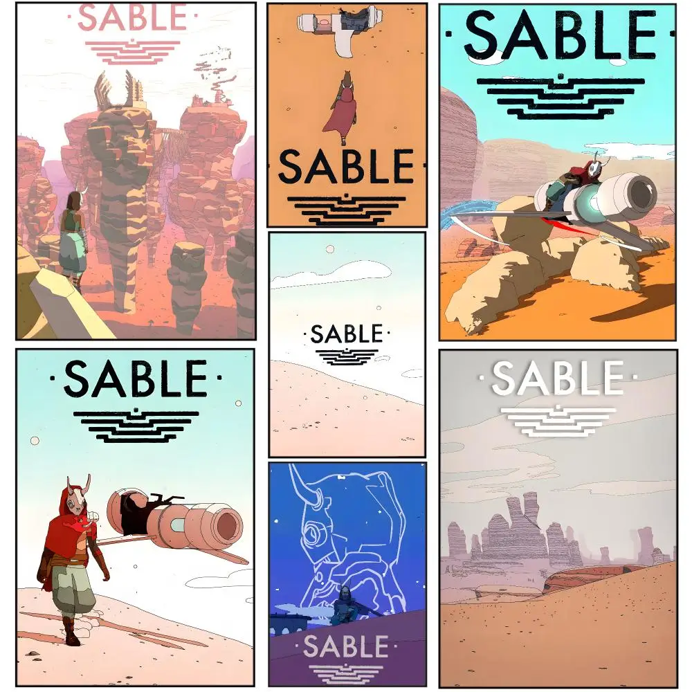Video Game S-Sable Poster HD Waterproof Aesthetic Wall For Home Decor Trendy Durable Easy To Apply Art