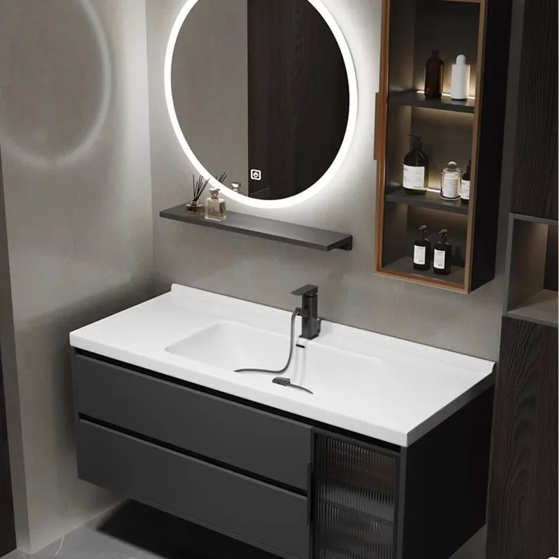 Mueble de baño, lavabo, espejos de almacenamiento, cajón, estante, Base de fregadero, tocador, muebles de madera de lujo, armario, columna, pared, farmacia