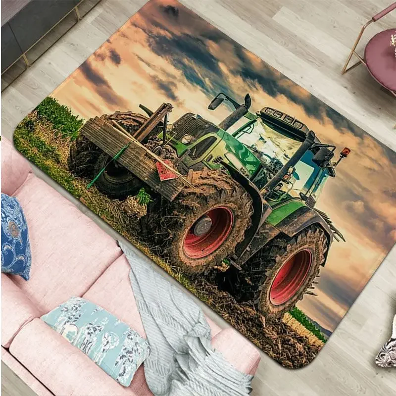 Tractor Floor Mat Nordic Style Bedroom Living Room Doormat Home Balcony Anti-Slip Household Carpets