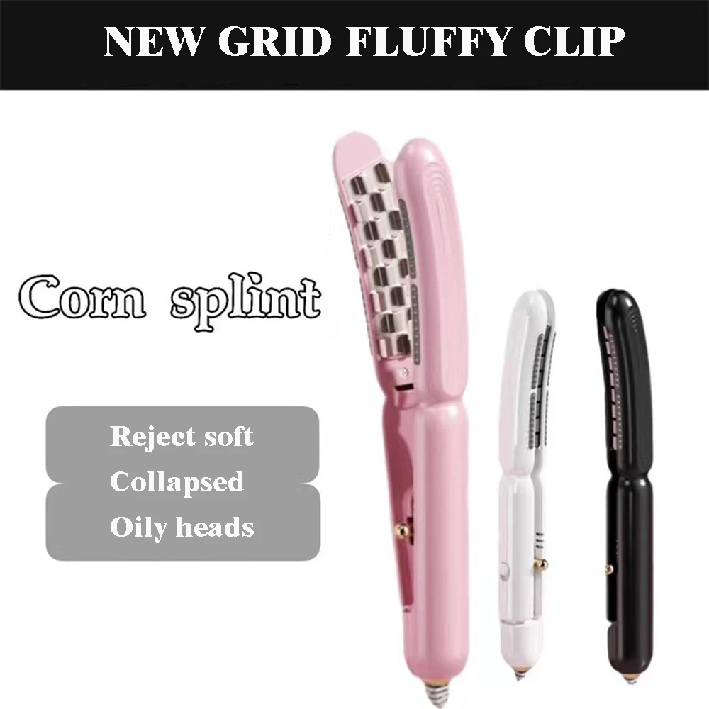 Corn Perm Clipboard Negative Ion Corn Fluffy Curling Iron for Men and Women Hair Roller Perm Rods for Hair Hair Tools