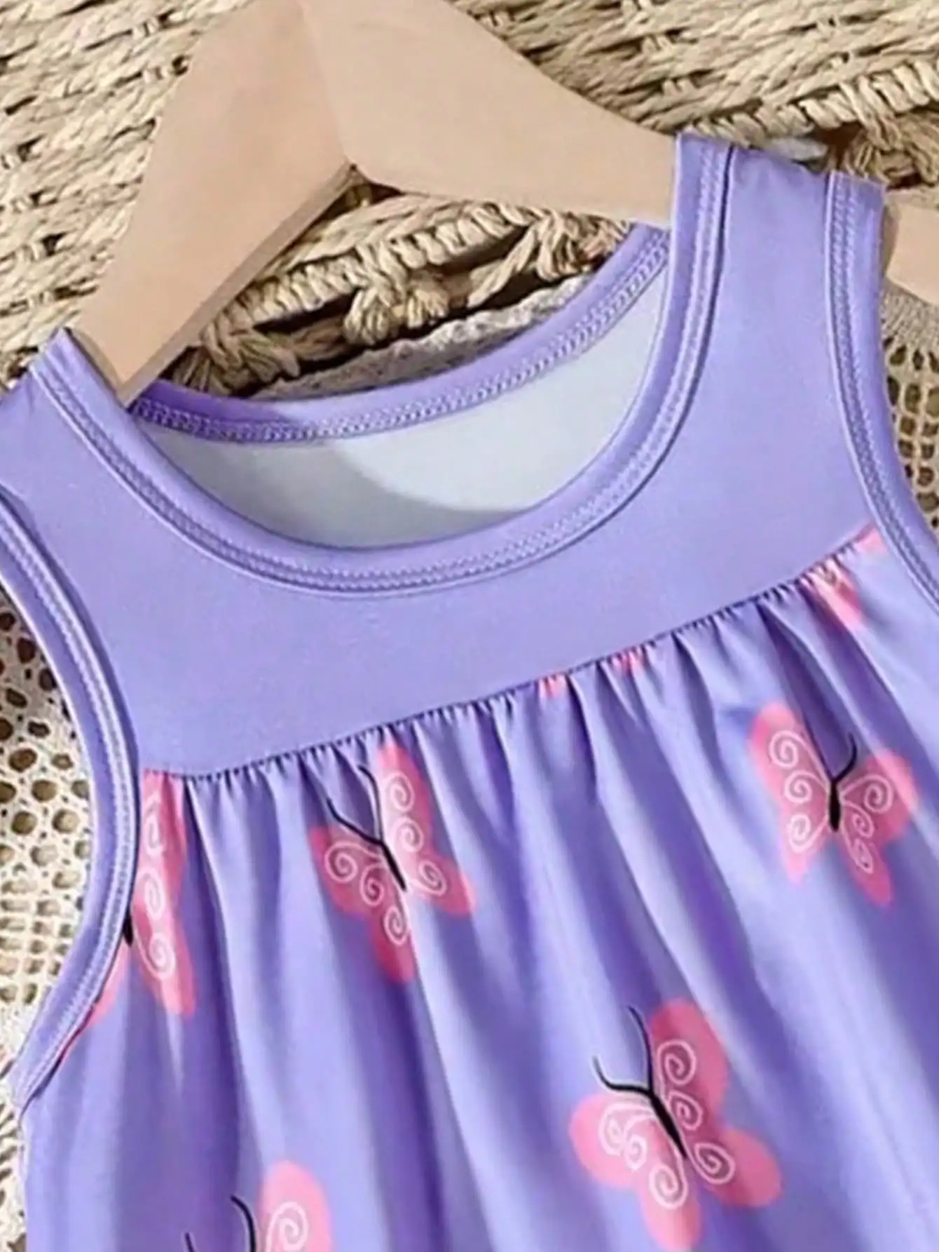 Cartoon-Tiermuster Mädchen-Trägerkleid Bequemes Atmungsaktives Urlaubskleid Damen- und Kinderbekleidung 2026 – Detail 35