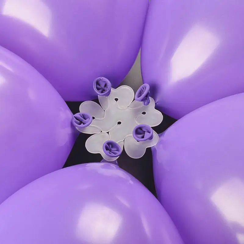 Plum Clip Balloons Decoration Globos Balloon Clip Flower Modelling New Home Accessories Tools Flower Clip Plastic Background