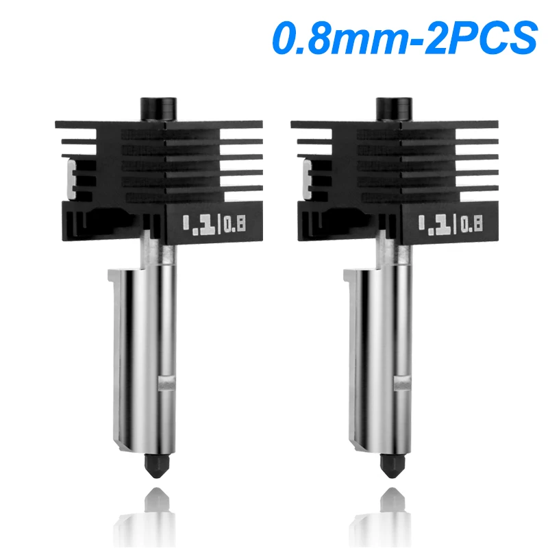 Verbeterde Hotend Voor Bambu Lab P2S 0.2 0.4 0.6 0.8mm Gehard Stalen Mondstuk Vervang Hot End Kit Voor Bambu Lab P2S Nozzle Montage