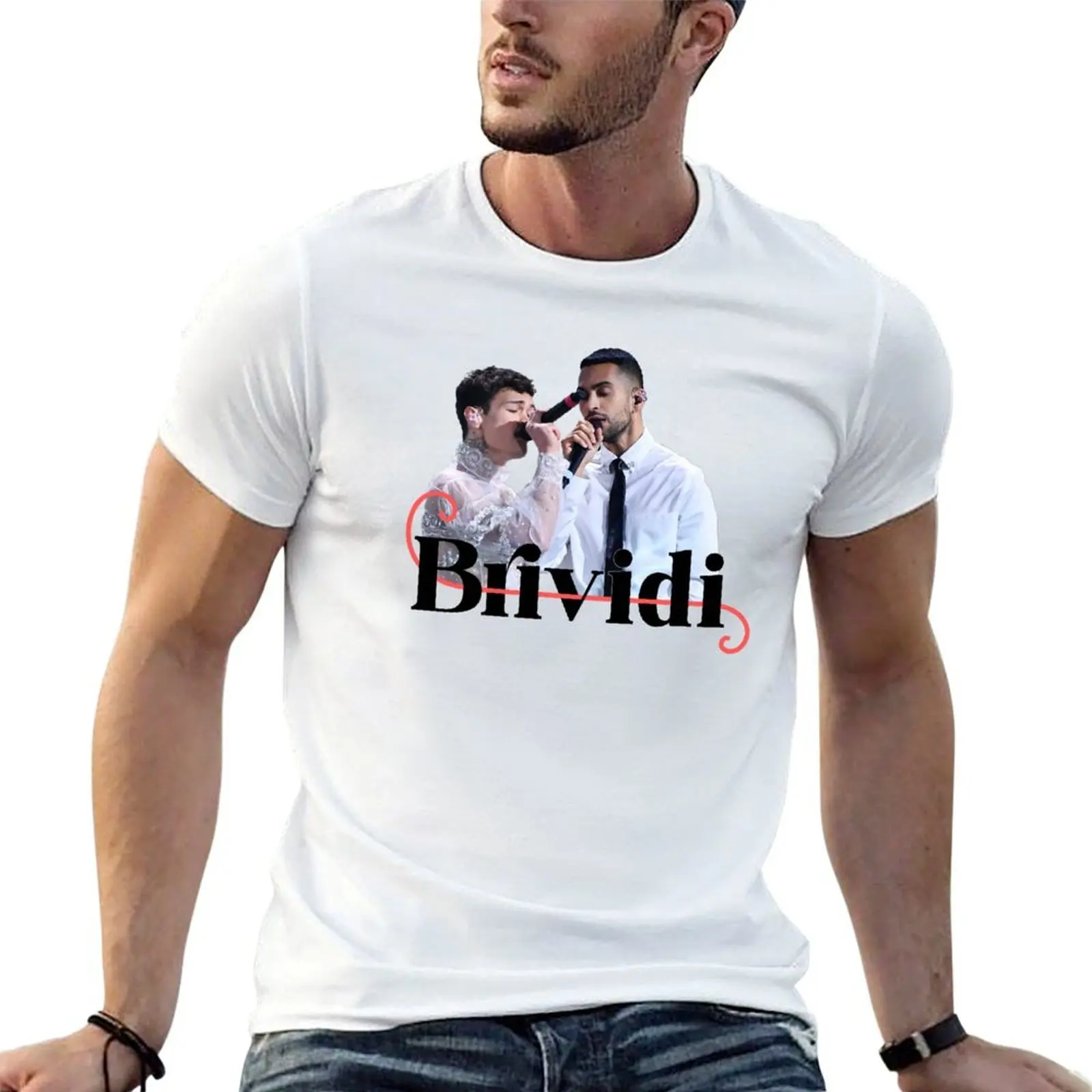 Brividi - Mahmood e BLANCO T-Shirt anime funny gifts mens fashion