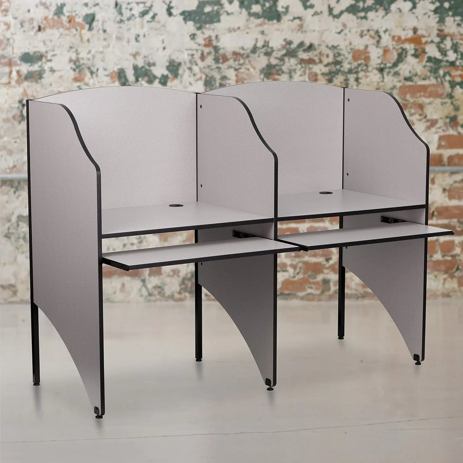 Kevin Starter Student Study Carrel voor testcentra en klaslokalen, Starter Study Carrel Unit/Private Student Testing Desk, G