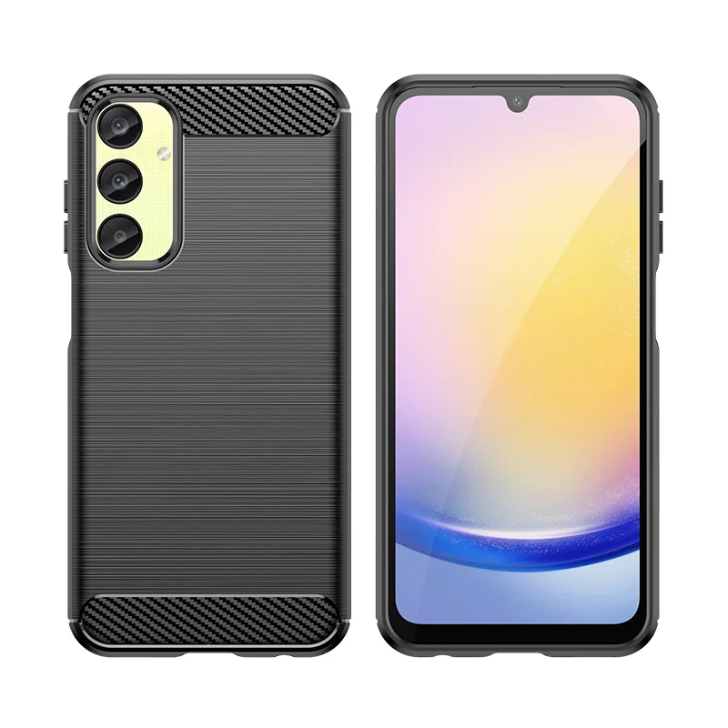 For Samsung Galaxy A25 5G A256B Case Shockproof Soft Silicone TPU Back Cover Matte Phone Case for Samsung Galaxy A25 5G A256E