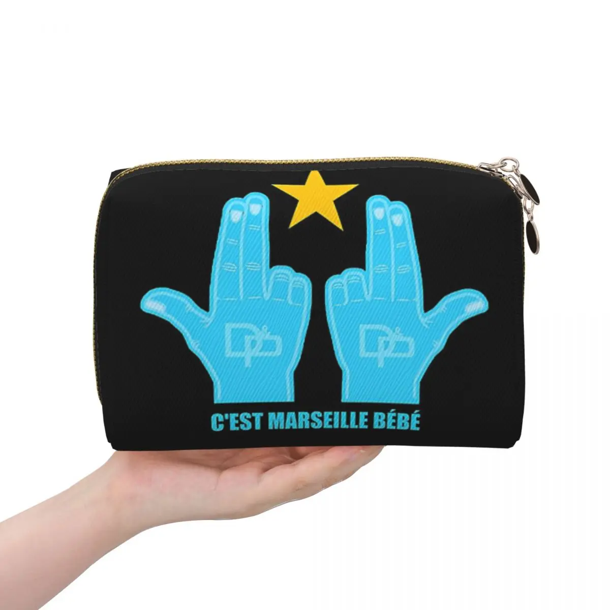C'est Marseille Bebe JUL Women Cosmetic Bags Travel Makeup Organizer Pouch Toiletry Storage Dopp Kit Box