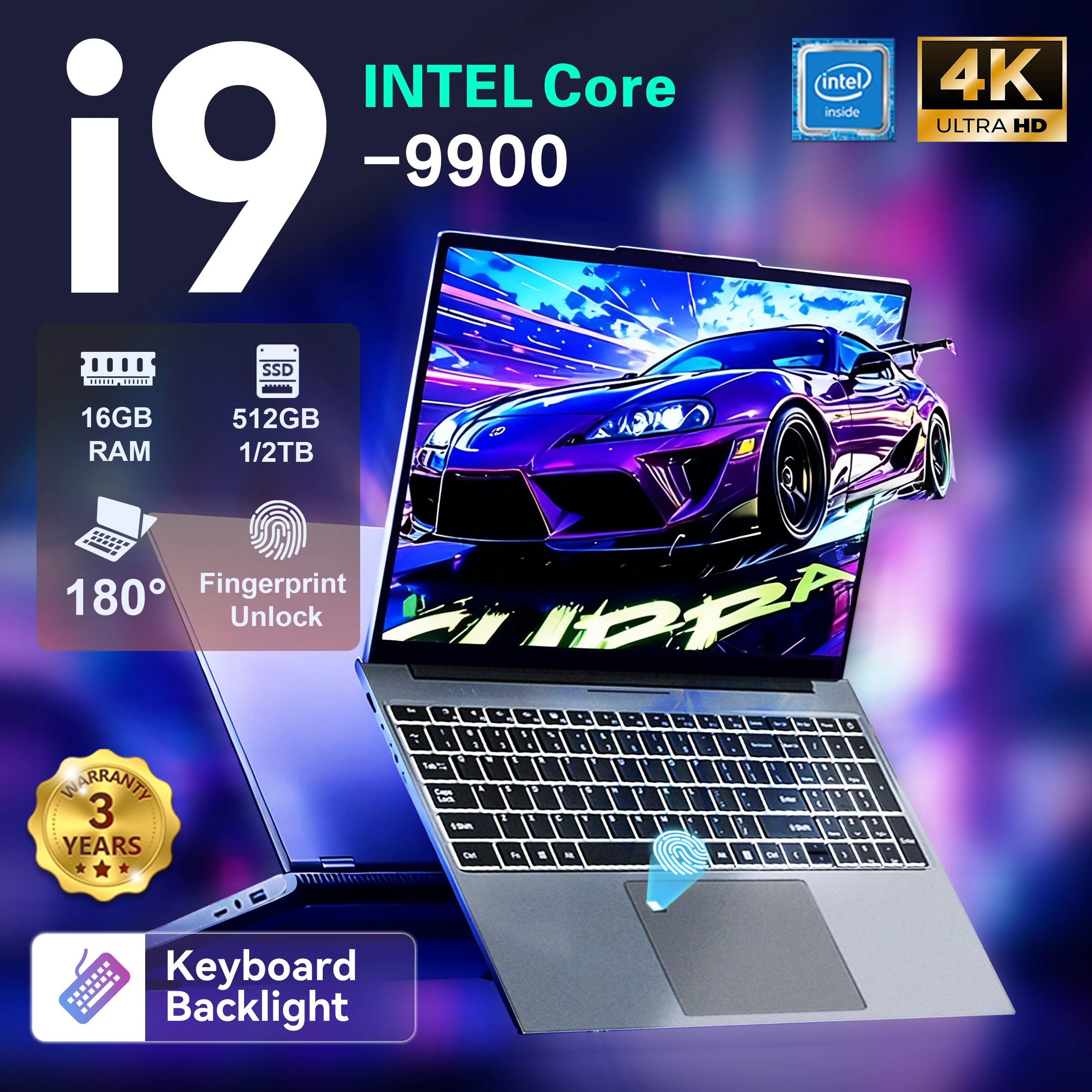 �y�Z�[�����z15.6�C���` �|�[�^�u�� �C���e�� Core i9-9900U Windows 11 Pro 16GB RAM 1/2TB SSD �w��F�؃L�[�p�b�h �o�b�N���C�g�t�� �I�t�B�X�E�Q�[�~���O�m�[�g�p�\�R��