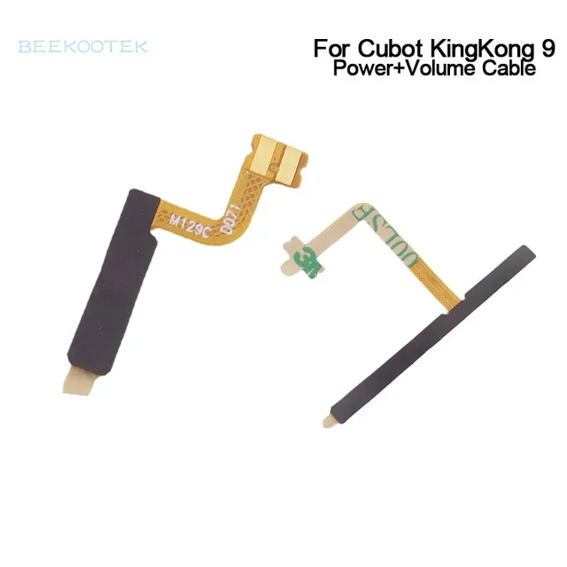 Nowy oryginalny Cubot King Kong 9 Power On/Off głośności FPC klucz Up/przycisk dół kabel FPC akcesoria do telefonu Cubot KingKong 9