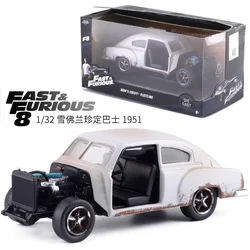 1:32 Jada Fast And Furious Alloy Car Chevy Fleetline 1951 Bus Metal Diecasts Classic Model Toy Collection Toys For Children Gift