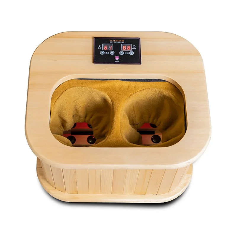 Holographic energy bucket, household sweat steaming foot therapy wooden bucket