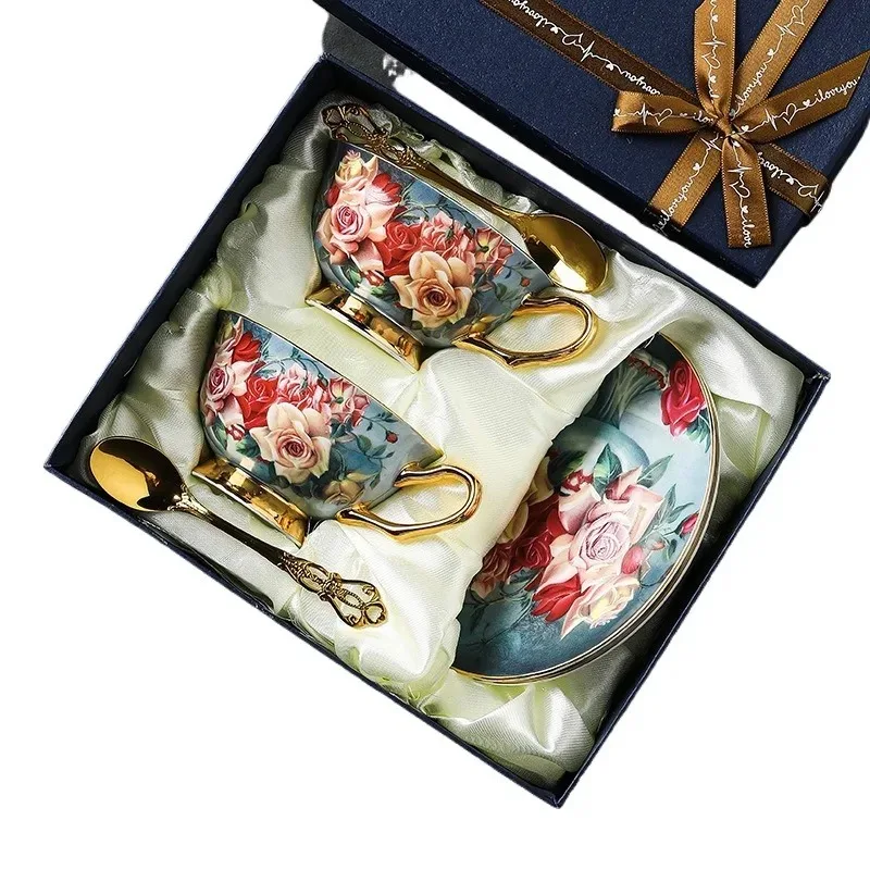 Coffee cup, choose bone china European afternoon tea tea set ceramic gift